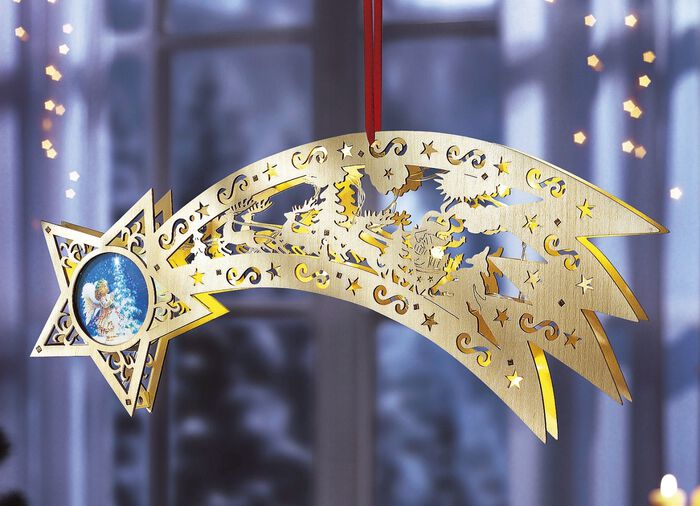 Upplyst fönsterkomet 