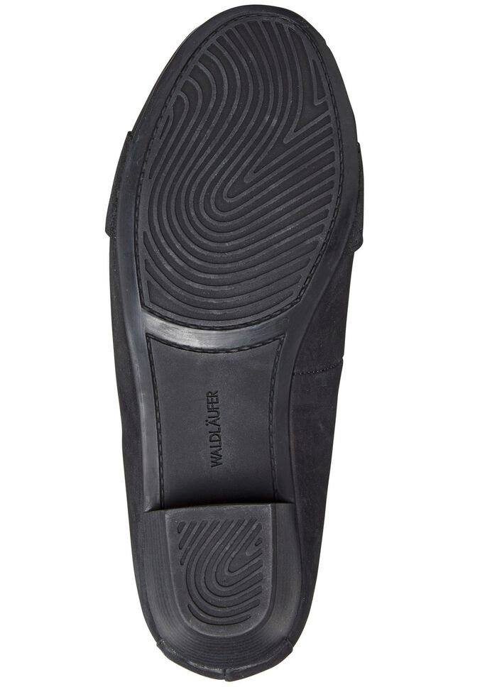 Waldl&auml;ufer, bekv&auml;ma dampumps, vidd K, med uttagbar fotb&auml;dd SVART-VITT