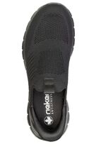 Rieker, l&auml;tta herrtofflor, med f&ouml;rst&auml;rkt h&auml;lkappa 