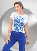 Skjorttunika med fint kanttryck 