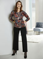 Byxor i moderiktig vidd SVART