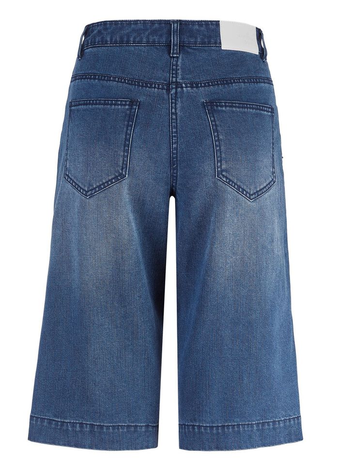 Bermudashorts med 5 fickor i denim 