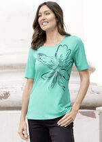 Skjorta med flatlocks&ouml;m 