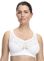 Tvåpack Susa-bh:ar med fin elastisk spets 