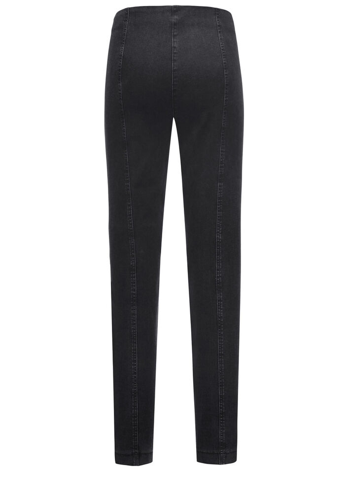Pull-on-jeans SVART