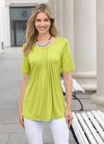 Enf&auml;rgad skjorttunika APFELGR&Uuml;N