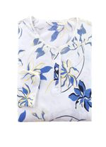 Tv&aring;-pack nattskjortor, enf&auml;rgad och helt&auml;ckande design med knappsl&aring; 