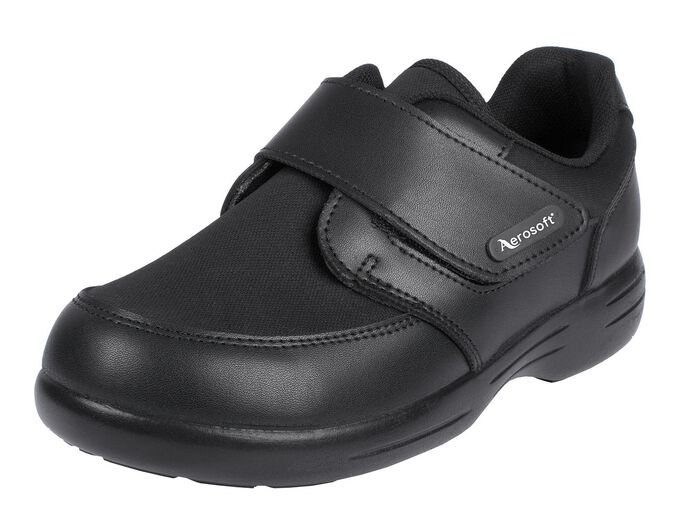 Kardborresko f&ouml;r dam/herr i bredd H f&ouml;r starka f&ouml;tter SVART