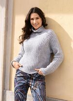 Tr&ouml;ja i v&auml;ldigt fluffig kvalitet P&Auml;RLGR&Aring; FL&Auml;CKIG