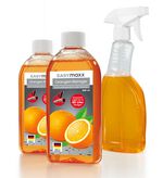 Orange reng&ouml;ringsset med fria dr&auml;neringspinnar 