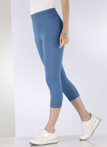 Capri leggings SVART-VITT