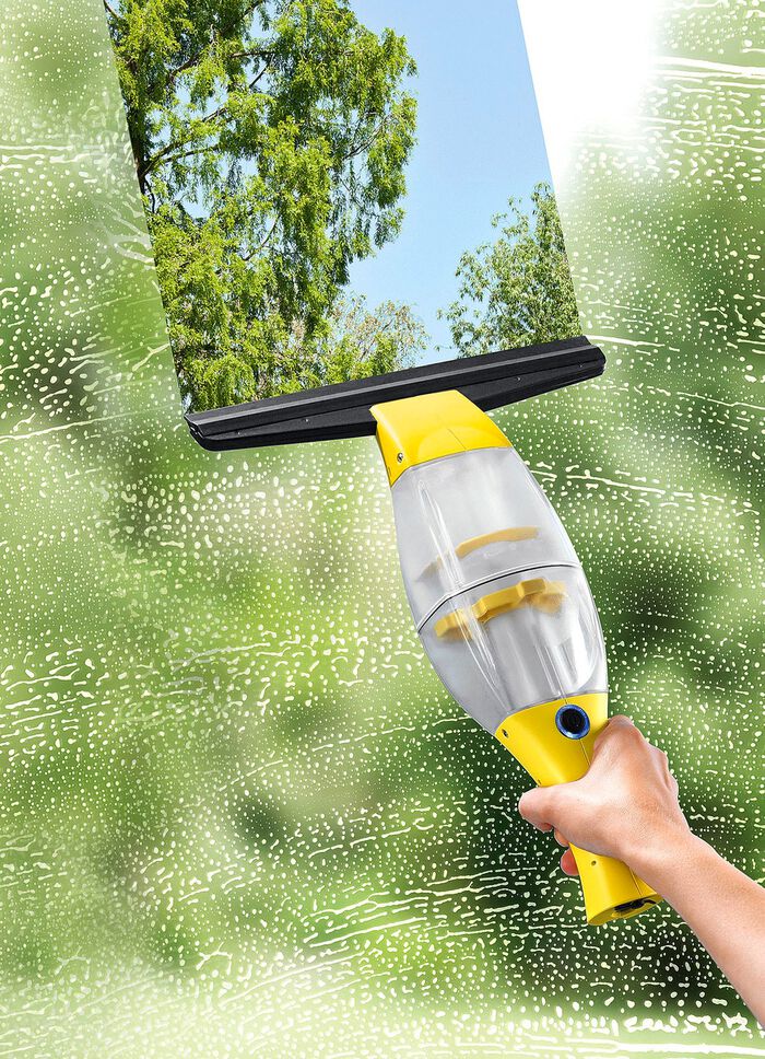 F&ouml;nsterputsset med automatisk sugfunktion 