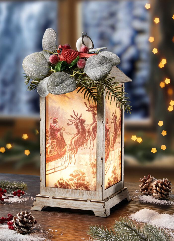 Belyst lykta, batteridriven 