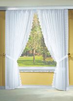 Romersk gardinset med veckad tejp 