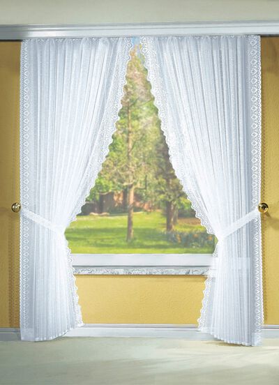 Romersk gardinset med veckad tejp 