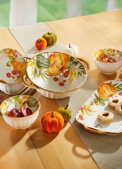 H&ouml;stligt porslinsset, 6 delar 