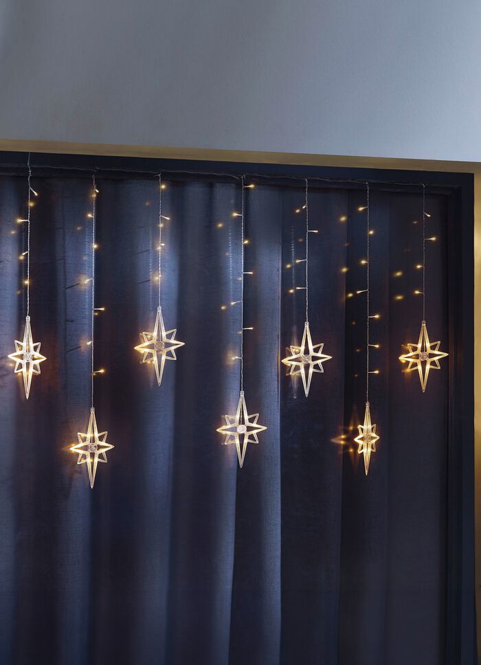 Ljusgardinstj&auml;rnor f&ouml;r inom- och utomhusbruk 