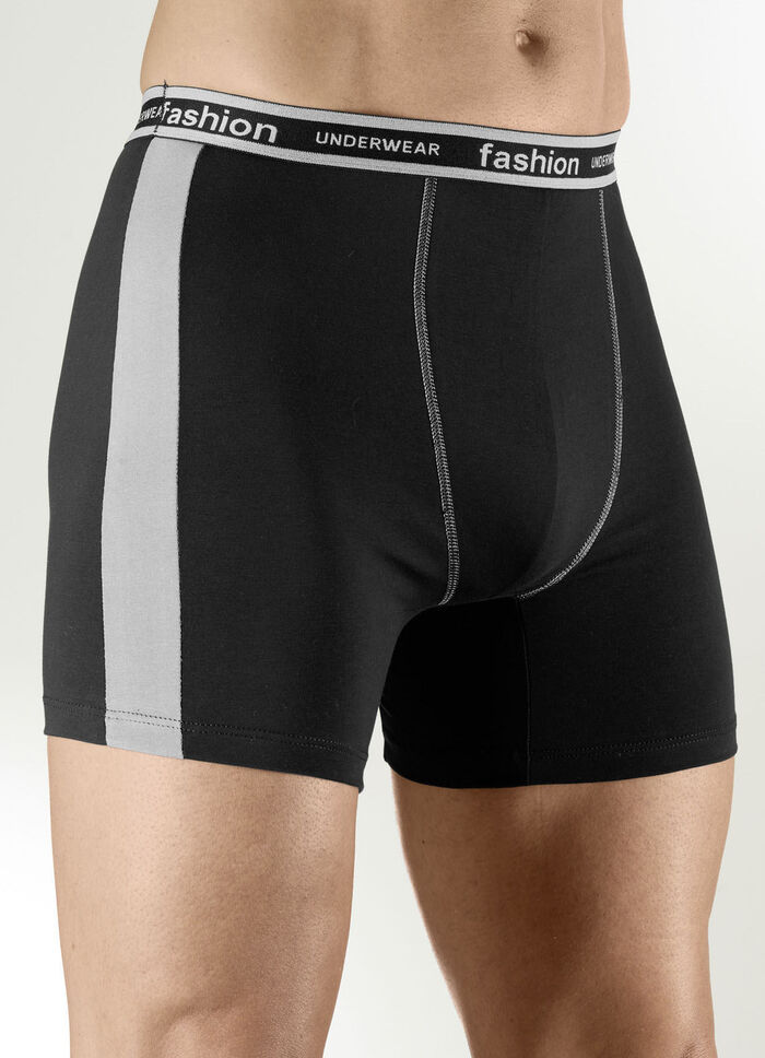 Trepack byxor med sidoinsatser 