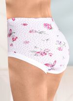 Fempack med trosor med utbytbar res&aring;r i midjan 