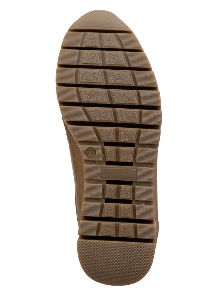 ELENA EDEN, sportiga damsneakers, vidd H, med uttagbar fotbädd CAMEL