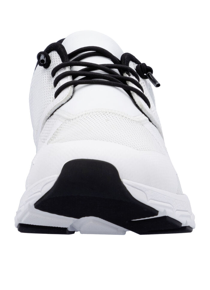 Rieker sneakers gjorda av delvis belagt meshmaterial WEISS