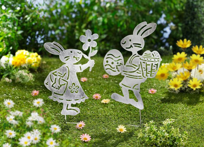 Tr&auml;dg&aring;rdsstakar "par kaniner", set om 2 