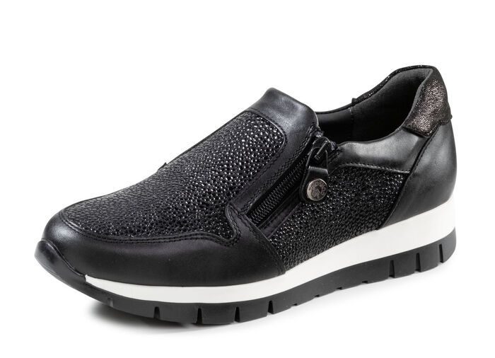 ELENA EDEN loafer i nappaläder SCHWARZ