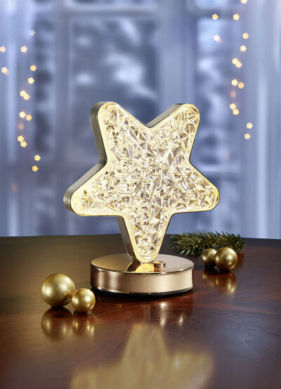 Stjärnformad LED-bordslampa 