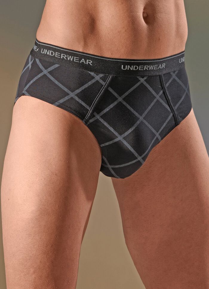 Fyra-pack trosor med elastisk midjeres&aring;r 