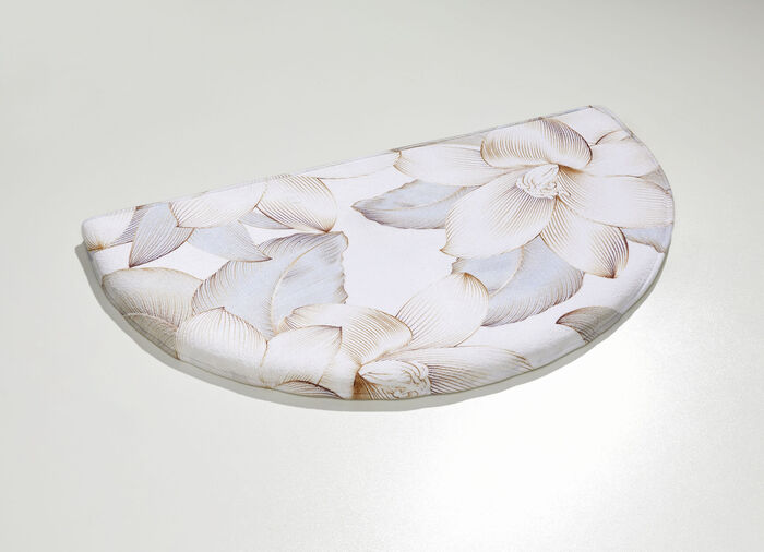 Drömskönt mjukt badrumsset med bandkant FLERFÄRGAD