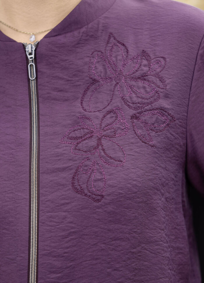 Blouson med 2-vägs dragkedja 
