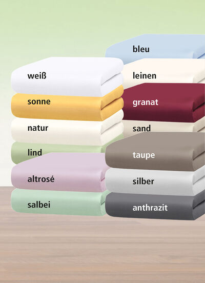 Mako finjacka i jersey och örngott gjorda av 100 % bomull 