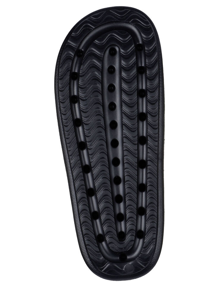 SKECHERS syntetiska mulor SCHWARZ