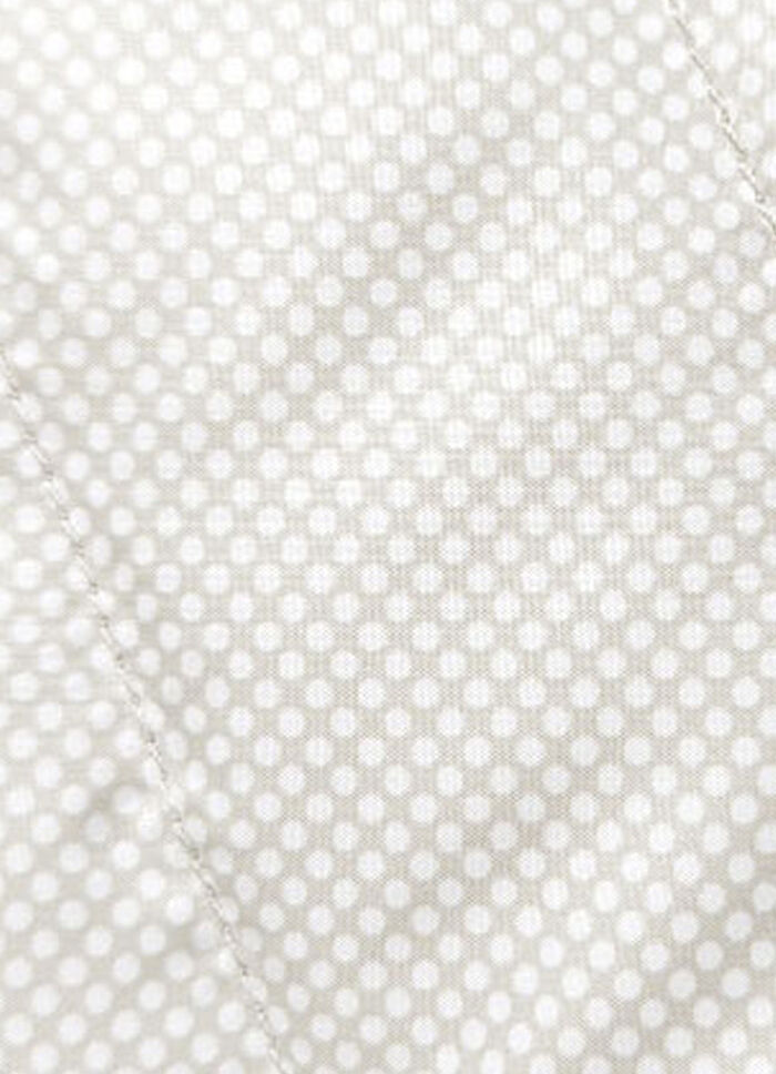 Kort jacka med en slående minimal design BEIGE-VITT