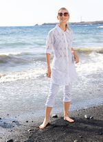 Tunika med broderie anglaise 