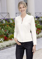 Blusjacka med st&aring;krage 