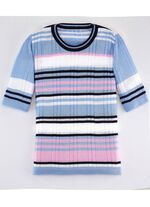 tr&ouml;ja med randig design BLEU-MARINE-MULTICOLOUR