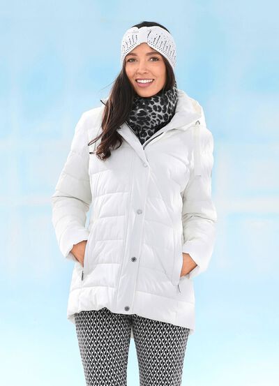 Funktionell jacka med avtagbar huva 