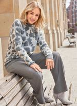 Tröja med fluffig känsla 