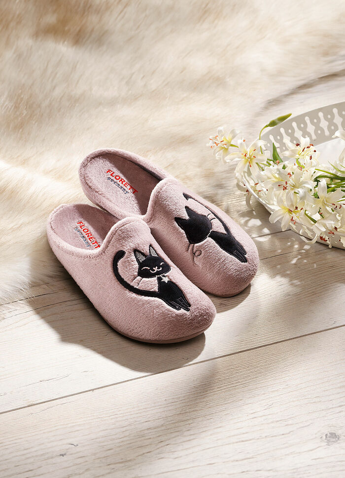 FLORETT tofflor med gummisula, 
