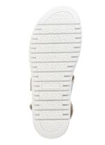 Ranger-sandal gjord av effektivt tryckt nubuckl&auml;der ECRU-F&Auml;RGGLAD