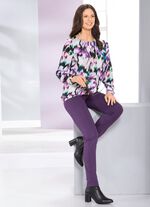 Tunika med dekorativa veck 