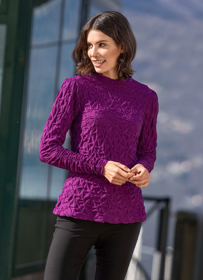 Skjorta med ståkrage i 2 färger BÄR