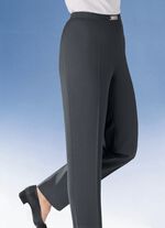 Byxor med metallkant p&aring; linningen i 8 f&auml;rger 