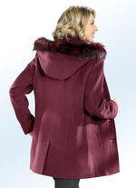 Jacka med avtagbar huva VIN, RÖD