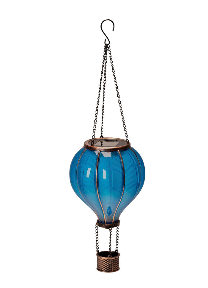 Solluftsballong med flimmereffekt BLAU