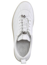 Gemini sneakers med dekorativ quiltning VIT