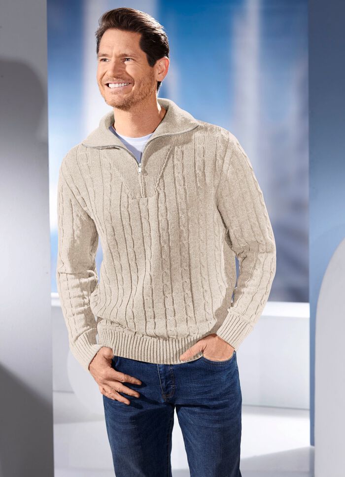 Troyer med kort dragkedja i 5 f&auml;rger 