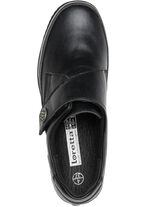 ELENA EDEN, bekv&auml;ma damtofflor, bredd H, med uttagbar fotb&auml;dd SVART