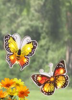 Upplyst f&ouml;nsterdekoration i ett set om 2 